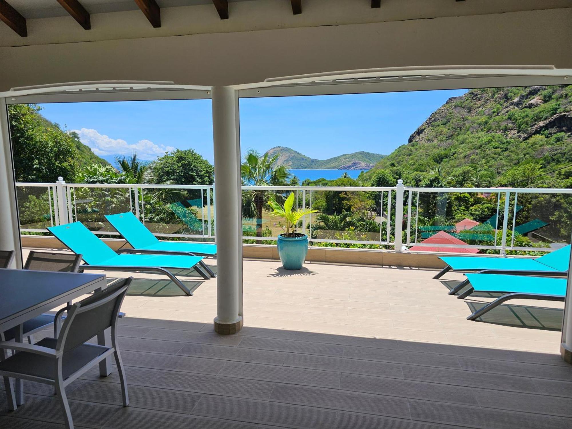 Villa Celyote - Haut De Villa, Vue Mer, A 150M De La Plage Anse Figuier Тер-де-О Экстерьер фото