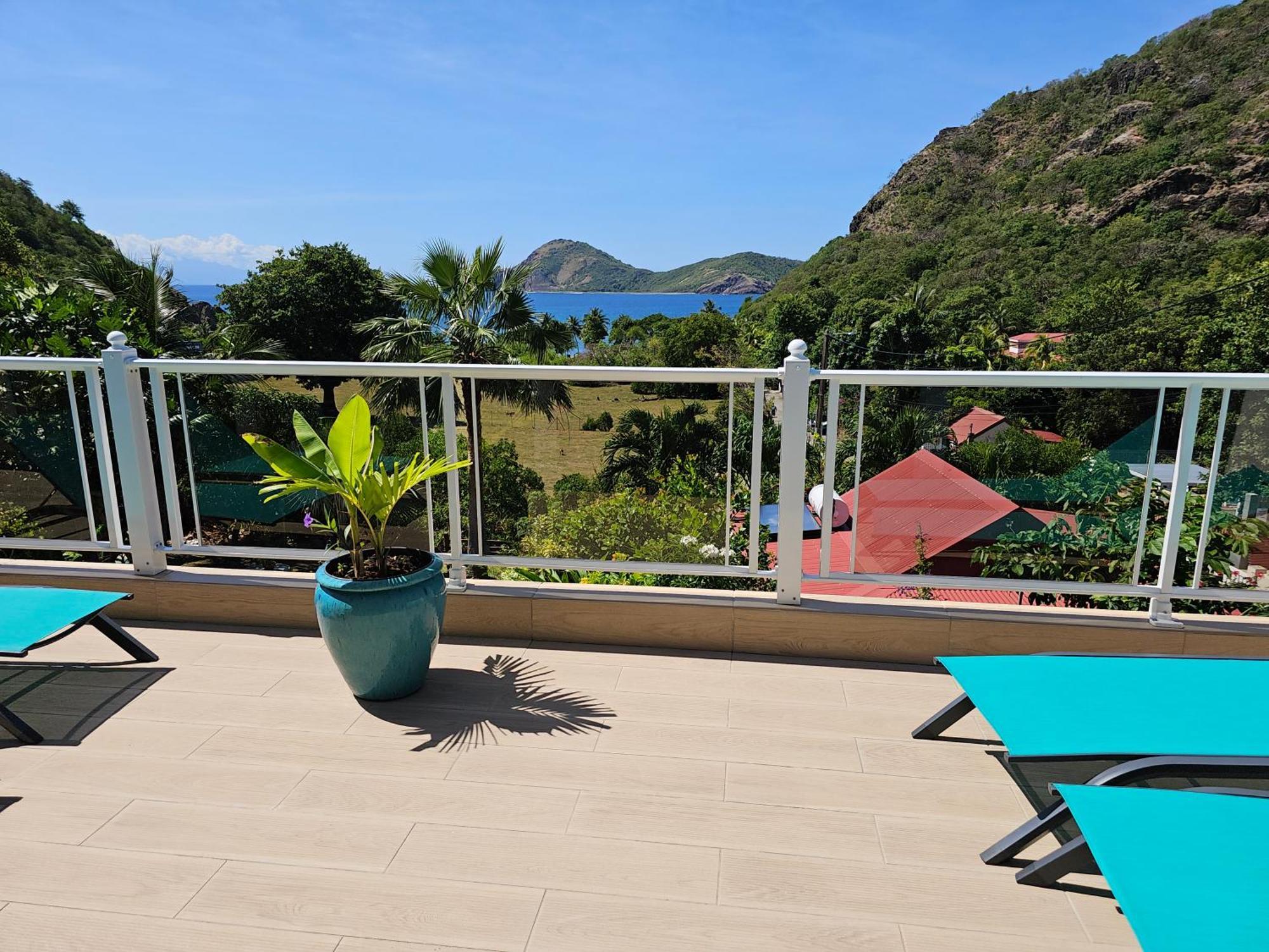 Villa Celyote - Haut De Villa, Vue Mer, A 150M De La Plage Anse Figuier Тер-де-О Экстерьер фото